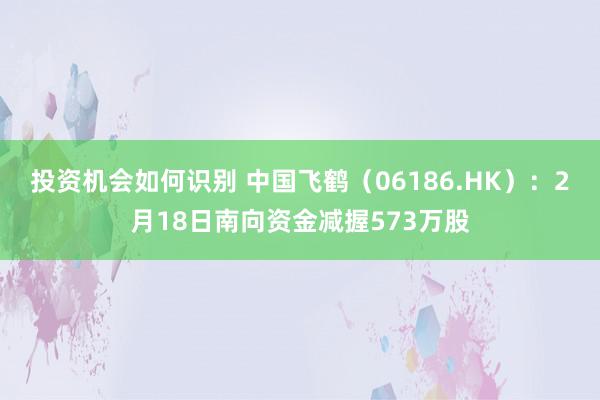 投资机会如何识别 中国飞鹤（06186.HK）：2月18日南向资金减握573万股